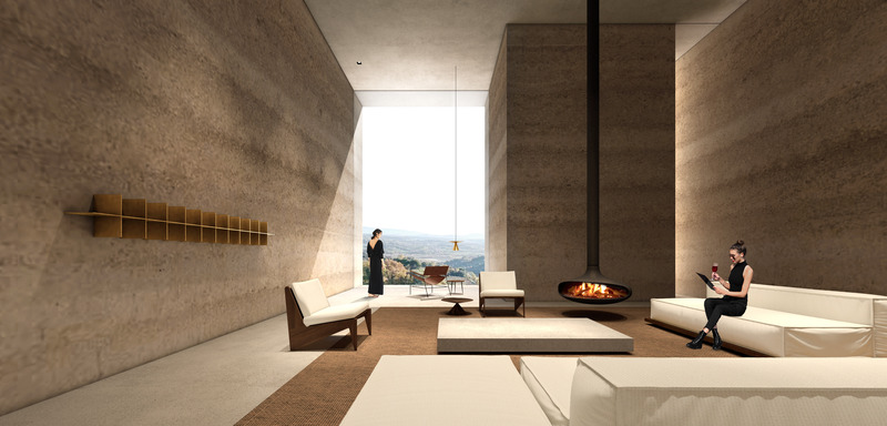 Press kit | 7030-02 - Press release | Rammed Earth Winery in Châteauneuf-du-Pape - JSPA Design - Commercial Architecture - Photo credit: JSPA Design