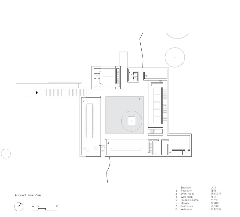 Press kit | 7030-02 - Press release | Rammed Earth Winery in Châteauneuf-du-Pape - JSPA Design - Commercial Architecture - Photo credit: JSPA Design