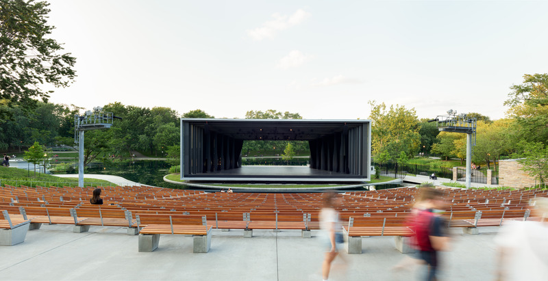 Dossier de presse | 865-51 - Communiqué de presse | Lemay réaménage le Théâtre de Verdure du parc La Fontaine et conçoit une toute nouvelle scène - Lemay - Architecture de paysage - Crédit photo : Adrien Williams
