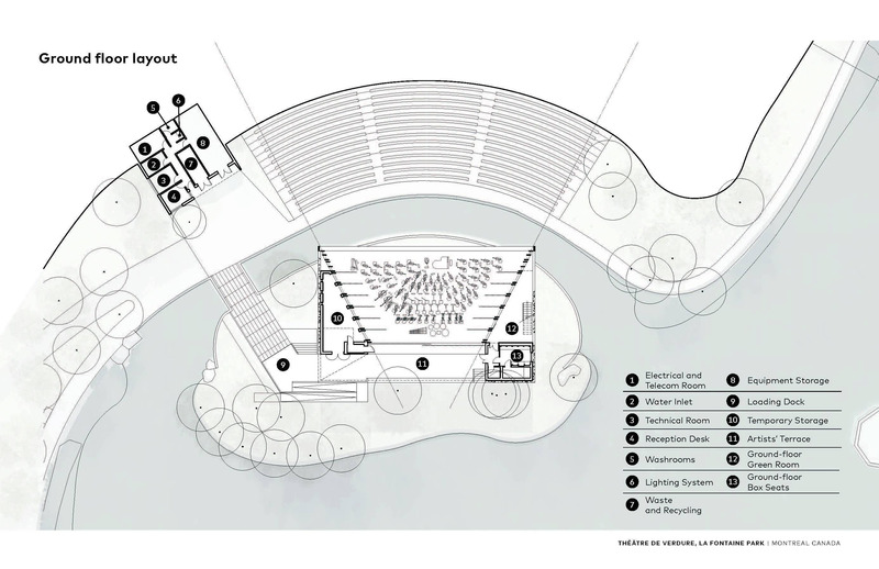 Dossier de presse | 865-51 - Communiqué de presse | Lemay réaménage le Théâtre de Verdure du parc La Fontaine et conçoit une toute nouvelle scène - Lemay - Architecture de paysage - Crédit photo : Lemay