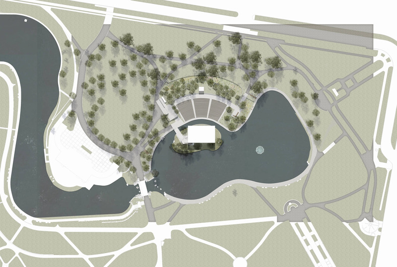 Dossier de presse | 865-51 - Communiqué de presse | Lemay réaménage le Théâtre de Verdure du parc La Fontaine et conçoit une toute nouvelle scène - Lemay - Architecture de paysage - Crédit photo : Lemay