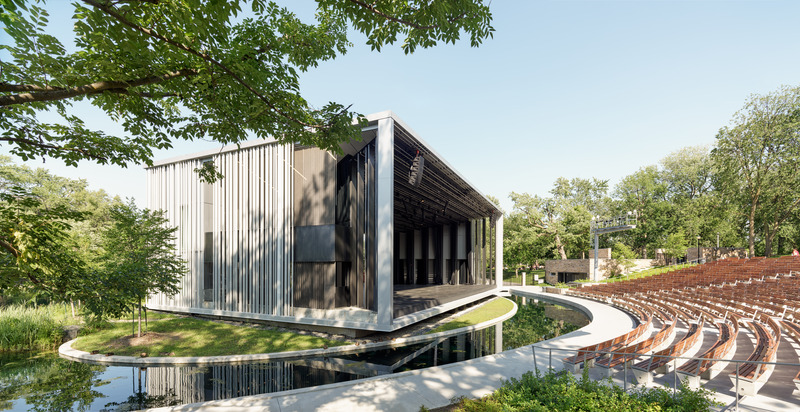 Dossier de presse | 865-51 - Communiqué de presse | Lemay réaménage le Théâtre de Verdure du parc La Fontaine et conçoit une toute nouvelle scène - Lemay - Architecture de paysage - Crédit photo : Adrien Williams