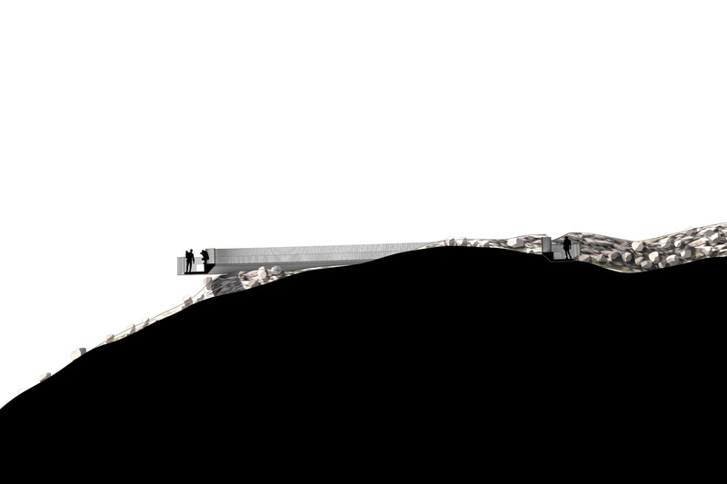 Press kit | 7178-01 - Press release | Ring of Bjólfur - Esja Architecture - Commercial Architecture - Cross section 1 - Photo credit: Design team