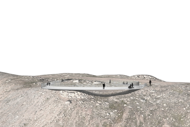 Press kit | 7178-01 - Press release | Ring of Bjólfur - Esja Architecture - Commercial Architecture - Elevation - Photo credit: Design team