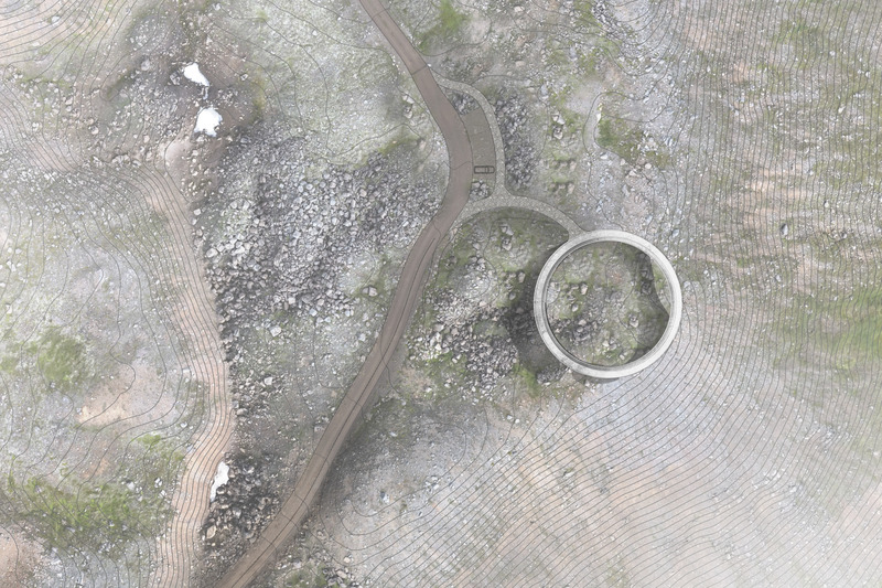 Press kit | 7178-01 - Press release | Ring of Bjólfur - Esja Architecture - Commercial Architecture - Site plan - Photo credit: Design team