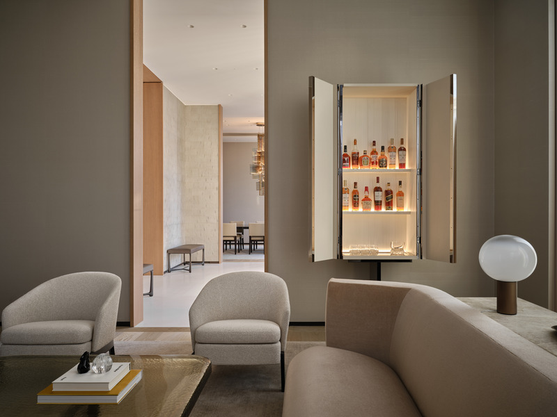 Dossier de presse | 889-07 - Communiqué de presse | Résidence Forest Hill - BURDIFILEK - Design d’intérieur résidentiel - Salon - Crédit photo : Doublespace