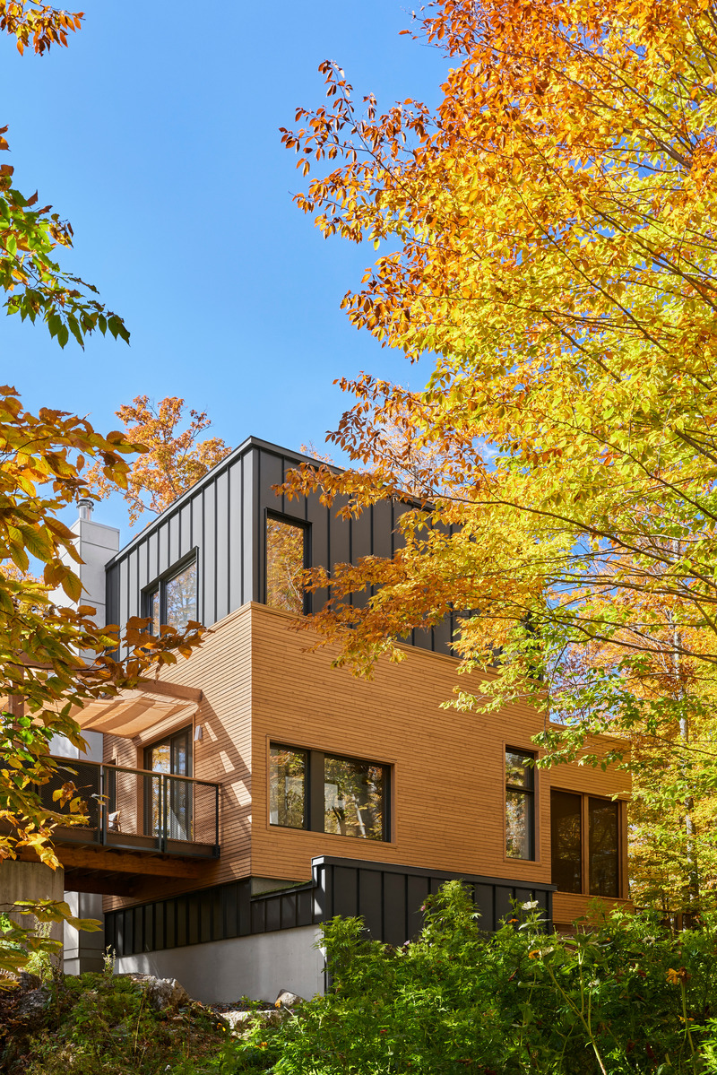 Dossier de presse | 1536-05 - Communiqué de presse | La Passerelle - Luc Plante architecture + design - Architecture résidentielle - Crédit photo : Annie Fafard