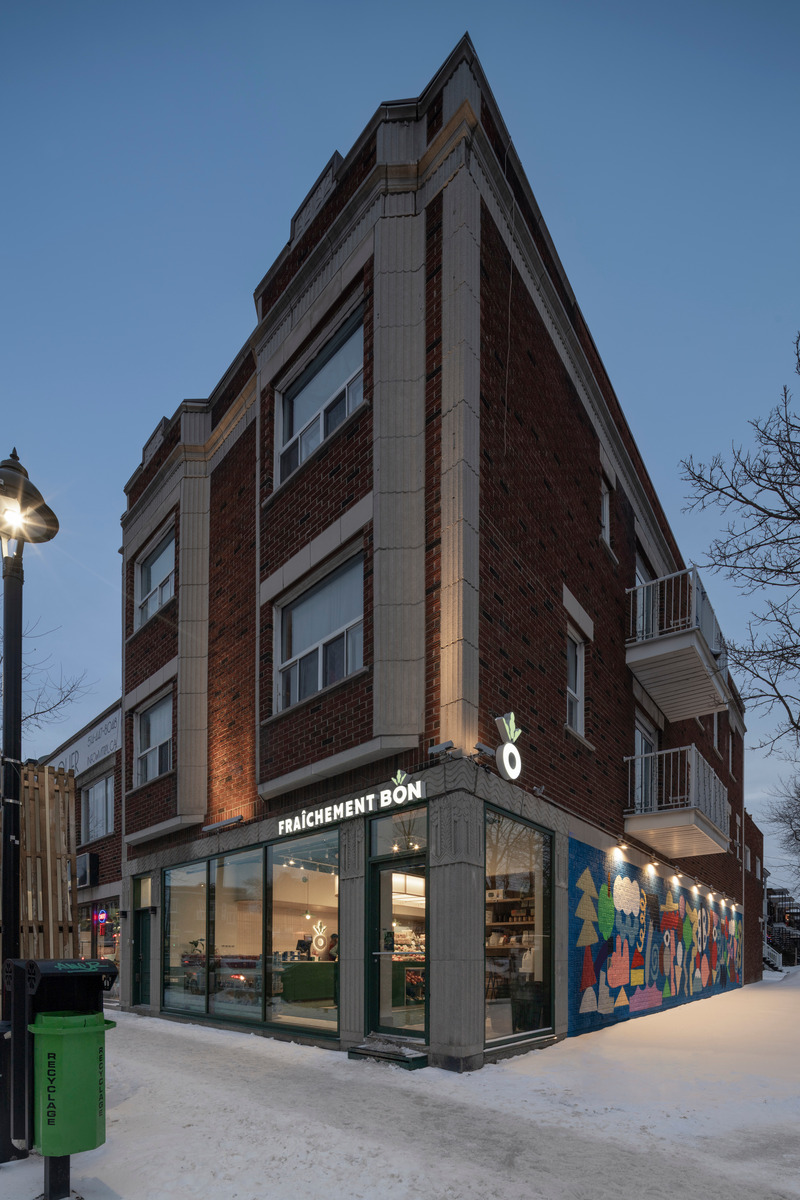 Dossier de presse | 5554-06 - Communiqué de presse | Fraîchement Bon Jarry - Dupont Blouin - Design d’intérieur commercial - Crédit photo : Olivier Blouin