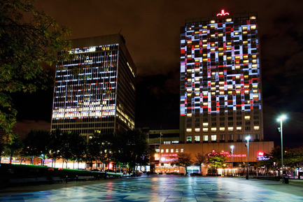 Press kit | 801-02 - Press release | Lumière sur le pôle du Quartier latin - Arrondissement de Ville-Marie - Event + Exhibition - Quartier des spectacles - Photo credit: Quartier des spectacles