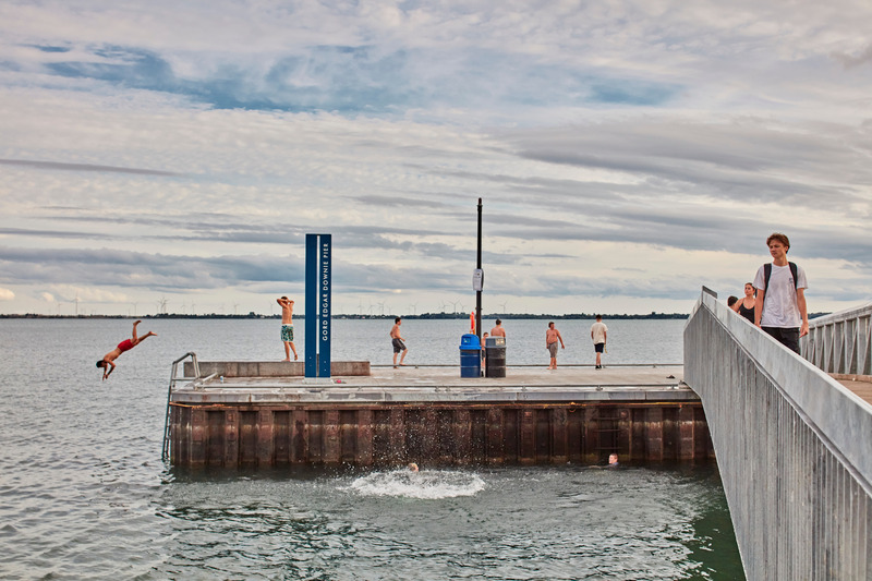Press kit | 847-02 - Press release | Canadian Landscape Architect Claude Cormier, Designer of Innovative and Playful Public Spaces, dies at 63 - Claude Cormier Architectes Paysagistes - Landscape Architecture - Breakwater Park, Kingston - Photo credit: Industryous Photography