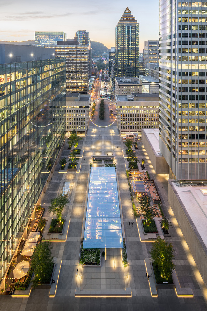 Press kit | 847-02 - Press release | Canadian Landscape Architect Claude Cormier, Designer of Innovative and Playful Public Spaces, dies at 63 - Claude Cormier Architectes Paysagistes - Landscape Architecture - The Ring, Montreal - Photo credit: David Boyer Photographe Inc.