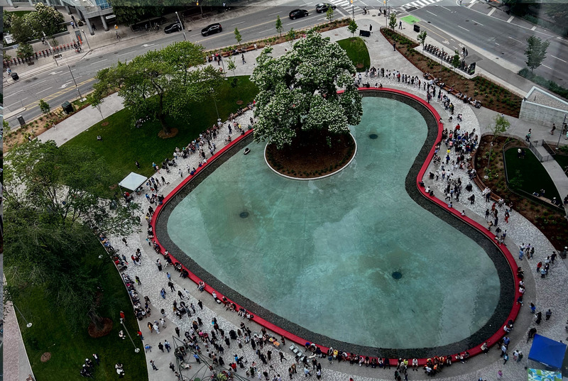 Press kit | 847-02 - Press release | Canadian Landscape Architect Claude Cormier, Designer of Innovative and Playful Public Spaces, dies at 63 - Claude Cormier Architectes Paysagistes - Landscape Architecture - Love Park, Toronto - Photo credit: CCxA