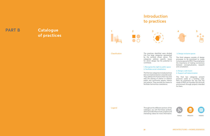 Press kit | 685-20 - Press release | Architecture + Homelessness: A Design Catalogue Now Available in English - Architecture Without Borders Quebec (AWBQ) - Urban Design - Introduction to practices and classification - Photo credit: AWBQ, 2023