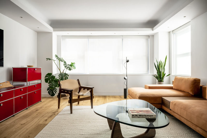Dossier de presse | 6991-02 - Communiqué de presse | Palmer Apartment - Fernando Fisbein Architect - Design d’intérieur résidentiel - Living area - Crédit photo : Alan Tansey