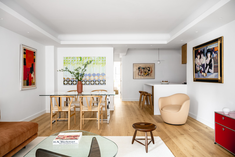 Dossier de presse | 6991-02 - Communiqué de presse | Palmer Apartment - Fernando Fisbein Architect - Design d’intérieur résidentiel - Dining area - Crédit photo : Alan Tansey