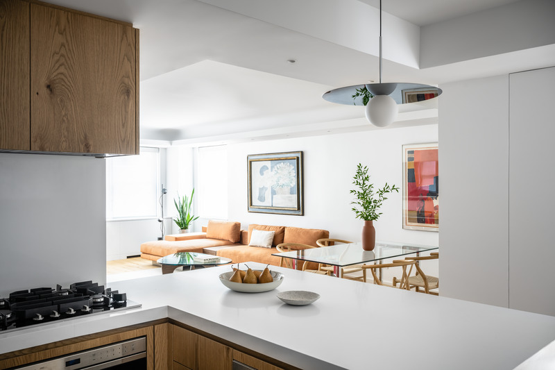 Dossier de presse | 6991-02 - Communiqué de presse | Palmer Apartment - Fernando Fisbein Architect - Design d’intérieur résidentiel - Kitchen - Crédit photo : Alan Tansey