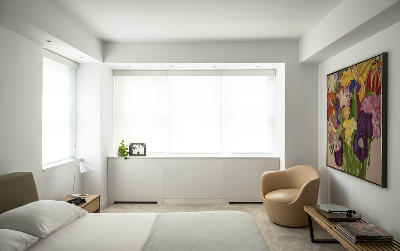 Dossier de presse | 6991-02 - Communiqué de presse | Palmer Apartment - Fernando Fisbein Architect - Design d’intérieur résidentiel - Second bedroom - Crédit photo : Alan Tansey