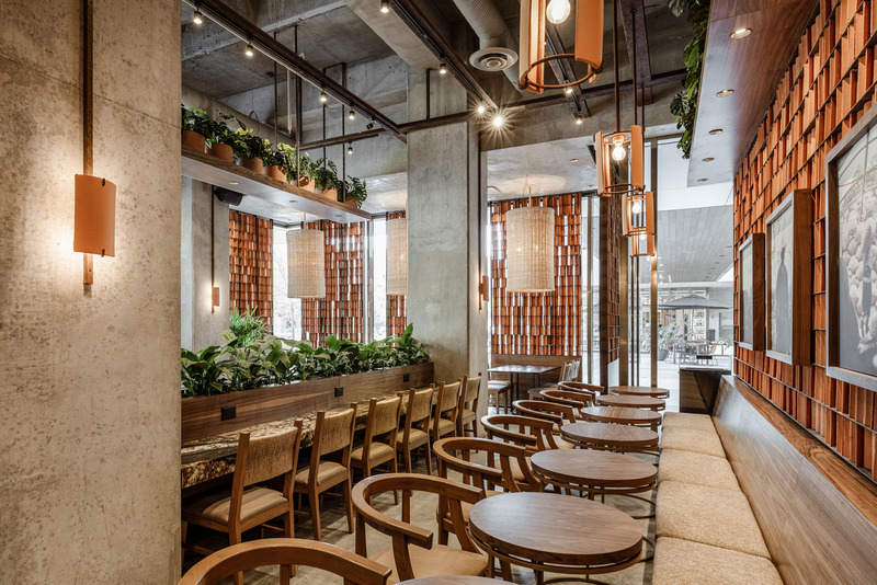 Dossier de presse | 6391-02 - Communiqué de presse | Kali Mexican Coffee Roasters - Concentrico - Design d’intérieur commercial - Crédit photo : Jose Miguel Gonzalez / Apertura Arquitectonica