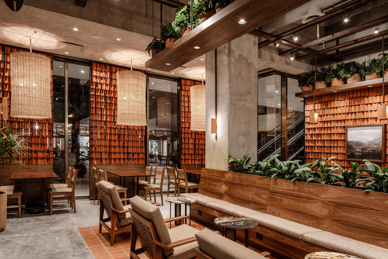 Dossier de presse | 6391-02 - Communiqué de presse | Kali Mexican Coffee Roasters - Concentrico - Design d’intérieur commercial - Crédit photo : Jose Miguel Gonzalez / Apertura Arquitectonica