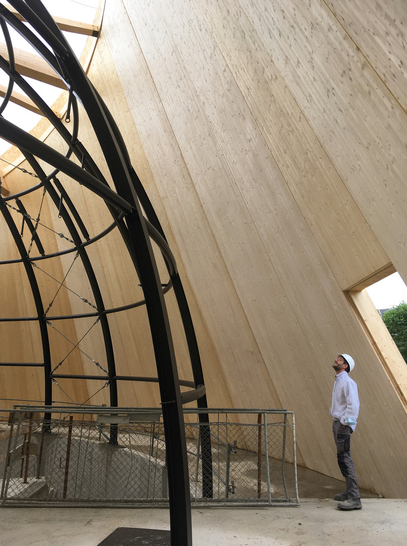 Dossier de presse | 1170-08 - Communiqué de presse | Le Planétarium du Jardin des sciences de l’Université de Strasbourg : imaginer le cosmos - frenak+jullien, Cardin Julien, m+mathieu holdrinet - Architecture institutionnelle - Crédit photo : frenak+jullien