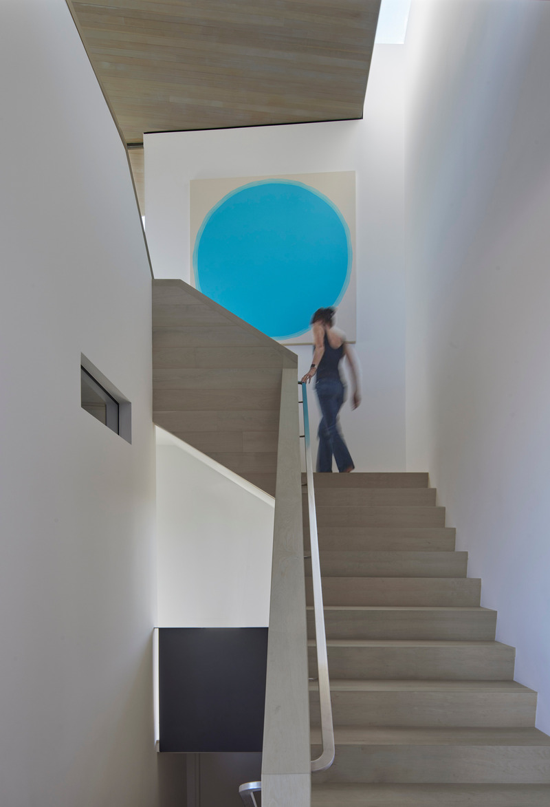 Dossier de presse | 1891-07 - Communiqué de presse | Diablo House - Terry & Terry Architecture - Architecture résidentielle - Main stair detail - Crédit photo : Bruce Damonte