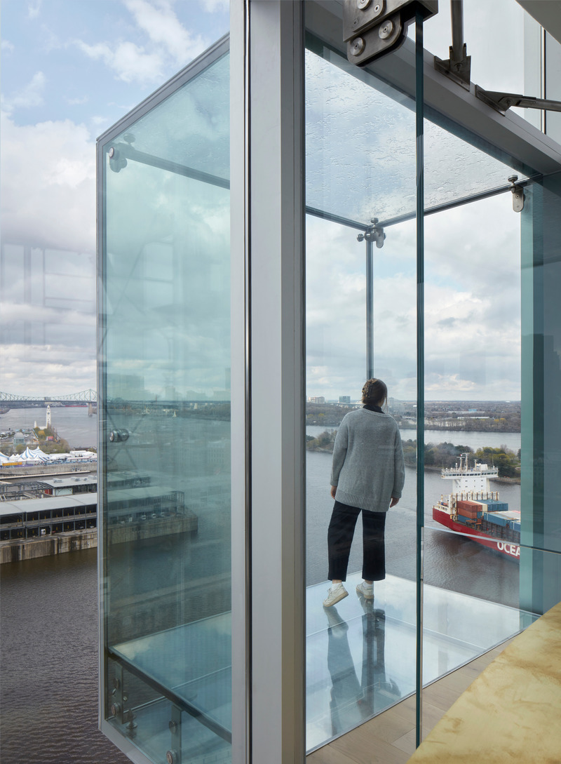 Dossier de presse | 952-34 - Communiqué de presse | Tour du Port de Montréal et Grand Quai - Provencher_Roy and NIPPAYSAGE - Architecture commerciale -  Tour du Port de Montréal  - Crédit photo : James Brittain