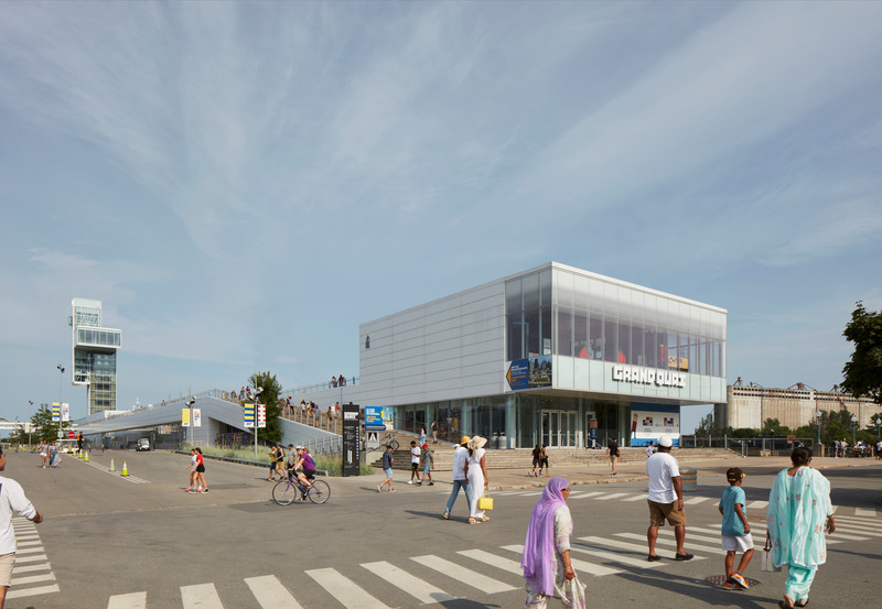 Dossier de presse | 952-34 - Communiqué de presse | Tour du Port de Montréal et Grand Quai - Provencher_Roy and NIPPAYSAGE - Architecture commerciale - Grand Quai - Crédit photo : James Brittain