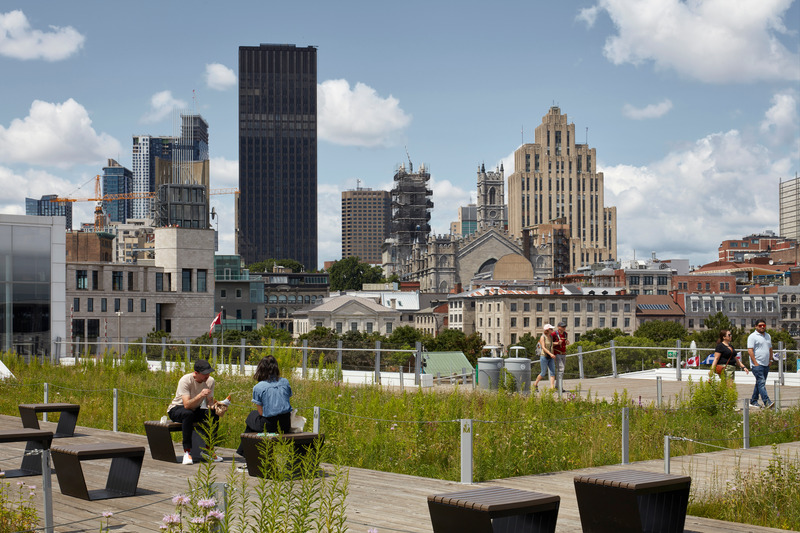Dossier de presse | 952-34 - Communiqué de presse | Tour du Port de Montréal et Grand Quai - Provencher_Roy and NIPPAYSAGE - Architecture commerciale - Grand Quai  - Crédit photo : James Brittain