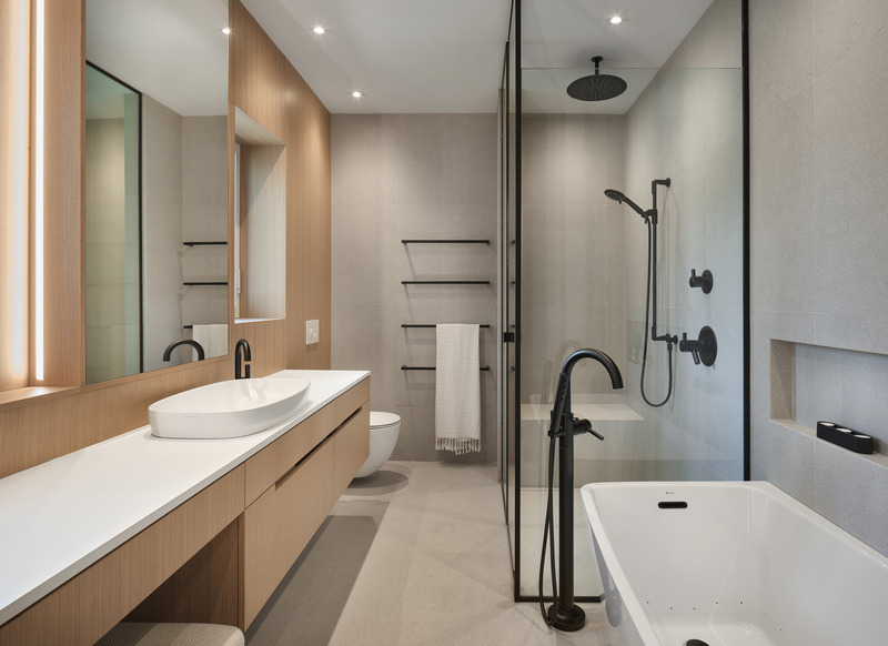 Dossier de presse | 6870-01 - Communiqué de presse | La maison au grand cœur - Entre Quatre Murs - Design d’intérieur résidentiel - Crédit photo : Phil Bernard