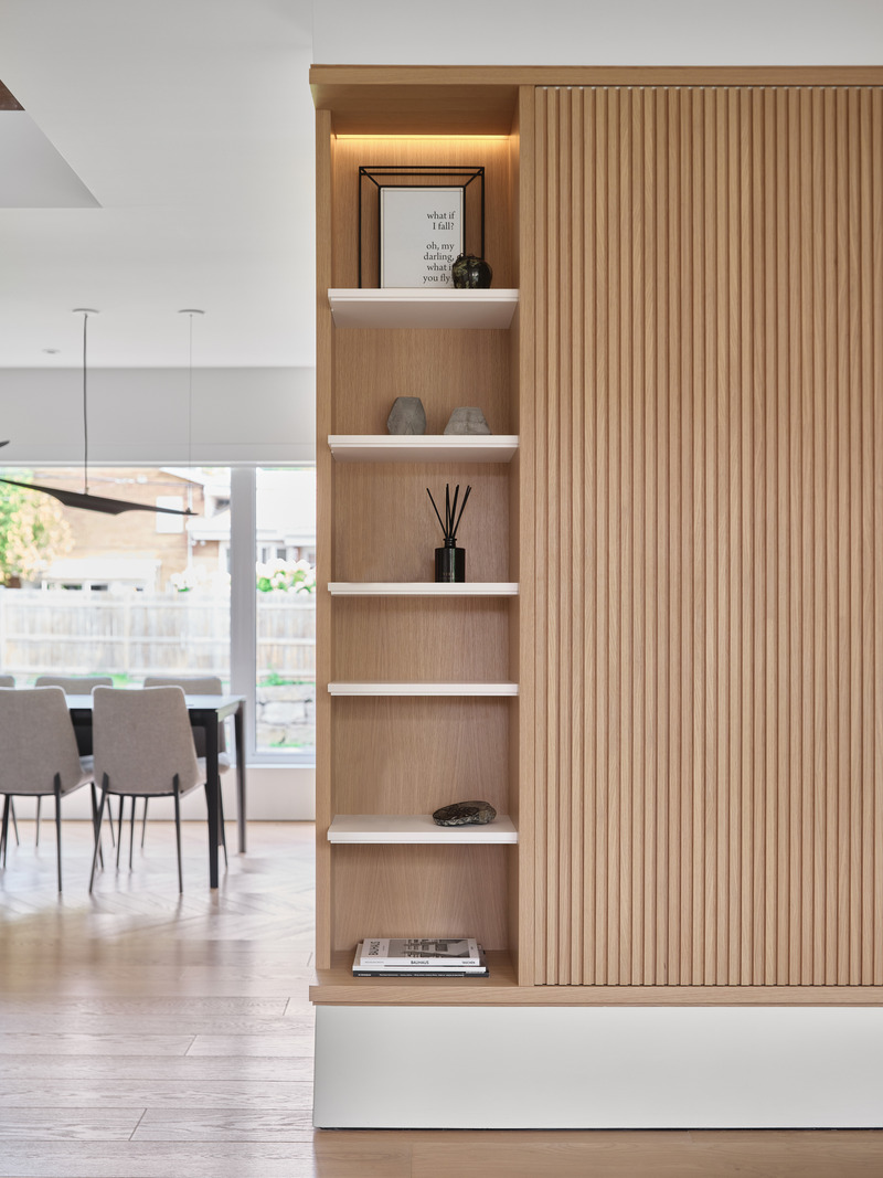 Dossier de presse | 6870-01 - Communiqué de presse | La maison au grand cœur - Entre Quatre Murs - Design d’intérieur résidentiel - Crédit photo : Phil Bernard