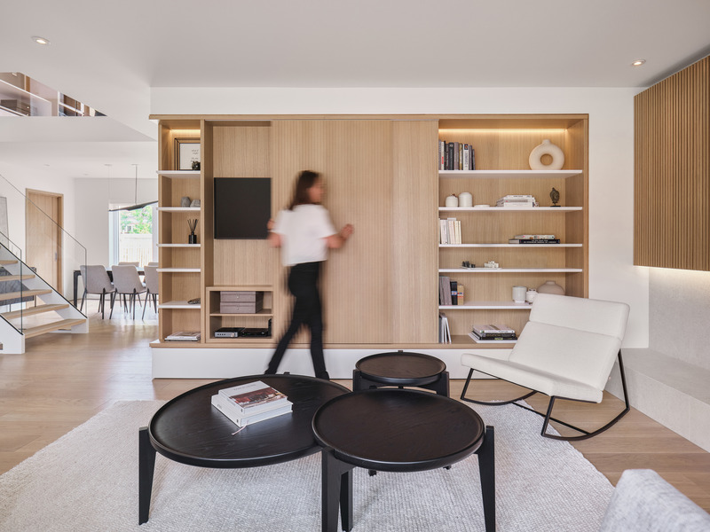 Dossier de presse | 6870-01 - Communiqué de presse | La maison au grand cœur - Entre Quatre Murs - Design d’intérieur résidentiel - Crédit photo : Phil Bernard