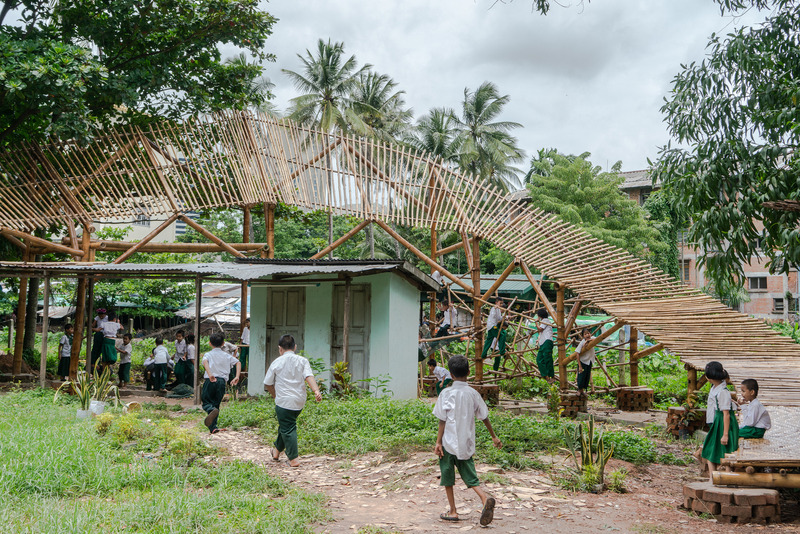 Press kit | 1071-24 - Press release | Rethinking, Reinventing, and Reimagining Architecture - Architizer - Commercial Architecture - Bamboo Playground by Blue Temple - Photo credit:  Blue Temple 