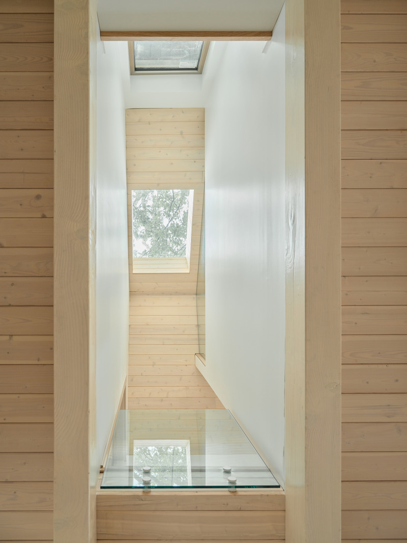 Press kit | 3213-02 - Press release | Pine Residence - Salem Architecture - Residential Architecture - Skylight - Photo credit: Phil Bernard