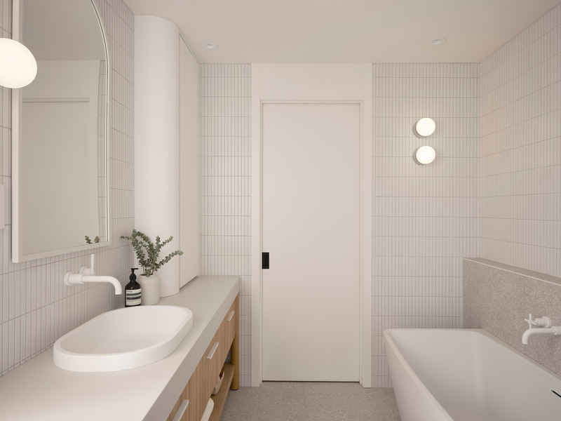 Dossier de presse | 6870-03 - Communiqué de presse | Quand sérénité rime avec simplicité dans la métamorphose d’une maison de ville Montréalaise - Entre Quatre Murs - Design d’intérieur résidentiel - Crédit photo : Maxime Brouillet