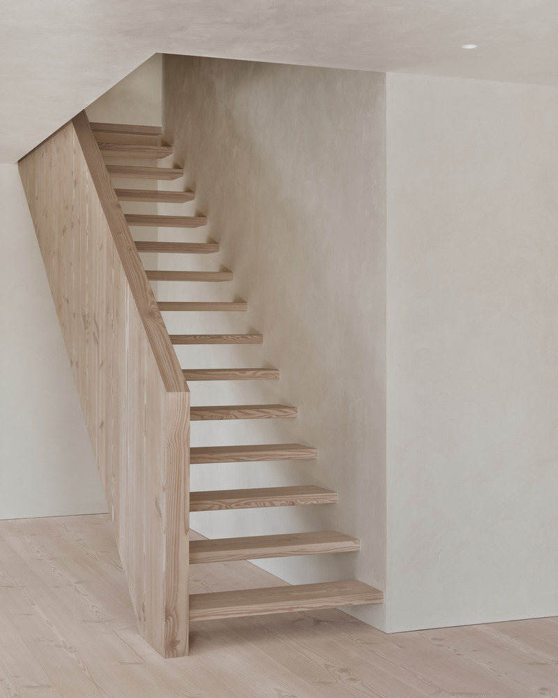 Dossier de presse | 1685-07 - Communiqué de presse | Maison Melba - Atelier L'Abri - Architecture résidentielle - Escalier - Crédit photo : Alex Lesage