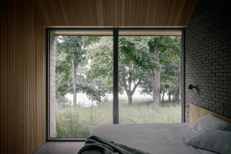 Dossier de presse | 2744-06 - Communiqué de presse | Cherry Valley - StudioAC - Architecture résidentielle - Primary Bedroom - Crédit photo : Felix Michaud