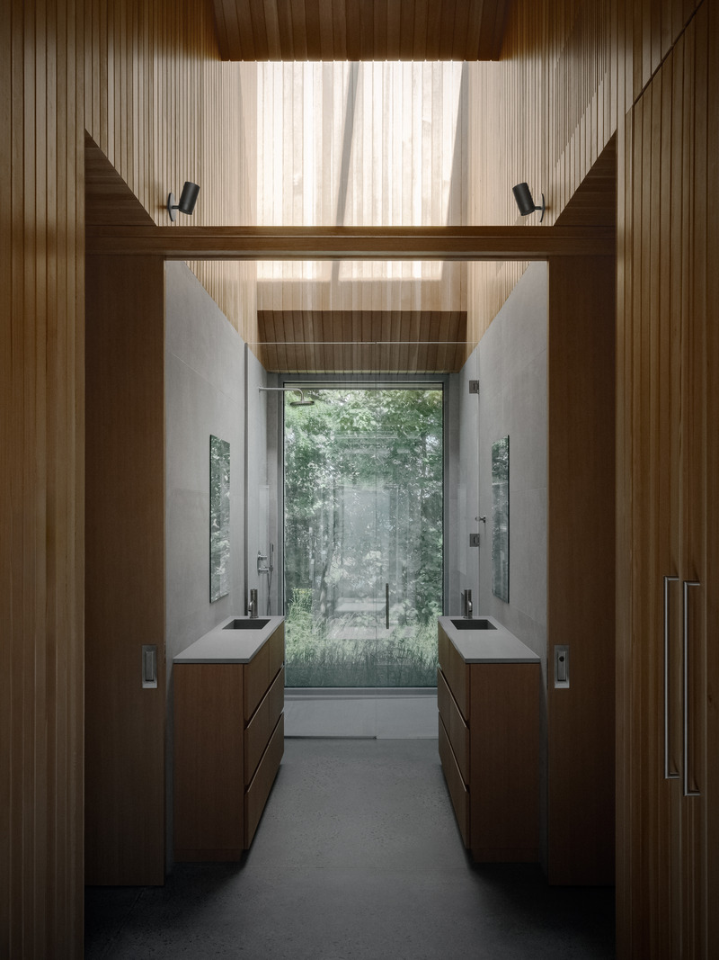 Dossier de presse | 2744-06 - Communiqué de presse | Cherry Valley - StudioAC - Architecture résidentielle - Guest Washroom - Crédit photo : Felix Michaud