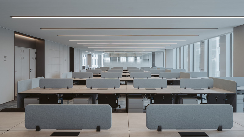 Dossier de presse | 3531-09 - Communiqué de presse | H World Group Global Headquarters - Vermilion Zhou Design Group - Design d’intérieur commercial - office area - Crédit photo : Jian Quan Wu