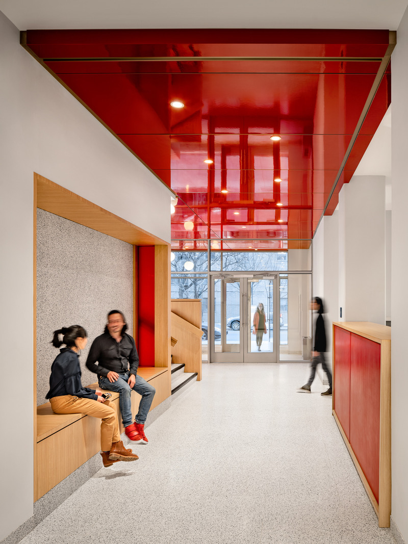 Dossier de presse | 5881-04 - Communiqué de presse | The Garnet - Shakespeare Gordon Studio - Architecture résidentielle - Residential lobby - Crédit photo : Alexander Severin