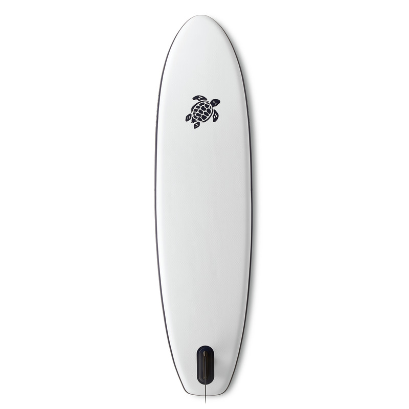 Dossier de presse | 3319-06 - Communiqué de presse | Vilebrequin and Beau Lake Announce the Ultimate Luxury Paddleboard Experience - Vilebrequin x Beau Lake - Produit - <p>The 11' Inflatable Raiatea Paddleboard | Bottom View</p><br> - Crédit photo : Beau Lake
