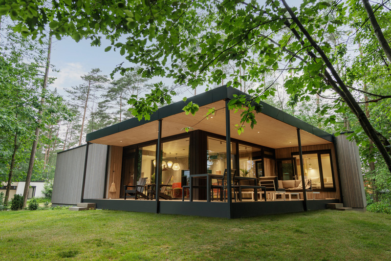 Dossier de presse | 1472-13 - Communiqué de presse | Center Parcs Cottage: Coming Together in Nature - Concrete Amsterdam - Architecture commerciale - Crédit photo : Ton Hurks<br>