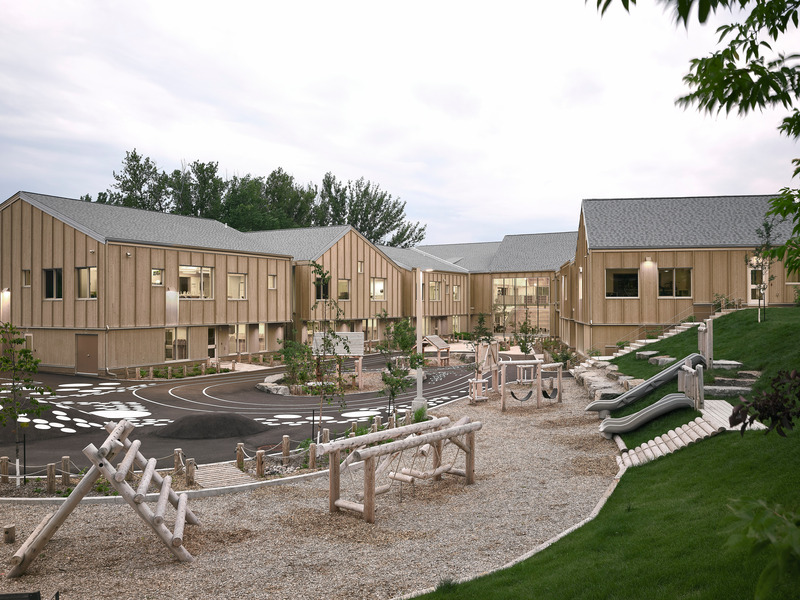 Press kit | 7340-01 - Press release | L'École de l'Étincelle Expands the Boundaries of  Conventional Schooling - Consortium Agence Spatiale, Appareil Architecture, BGLA architecture - Institutional Architecture - Photo credit: Maxime Brouillet