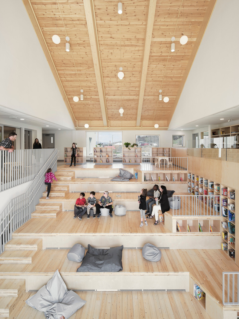 Press kit | 7340-01 - Press release | L'École de l'Étincelle Expands the Boundaries of  Conventional Schooling - Consortium Agence Spatiale, Appareil Architecture, BGLA architecture - Institutional Architecture - Photo credit: Maxime Brouillet