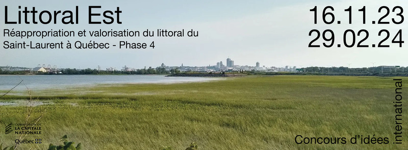 Dossier de presse | 7459-01 - Communiqué de presse | Concours d’idées international pluridisciplinaire en aménagement du territoire : Réaménagement du littoral du Saint-Laurent – Phase 4 - Commission de la capitale nationale du Québec - Concours - Crédit photo : CCNQ