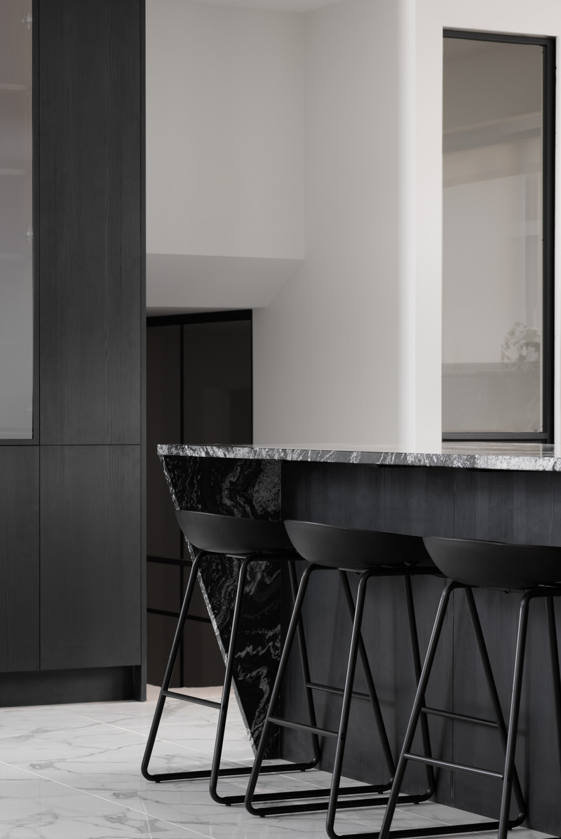 Press kit | 3322-02 - Press release | The Earnscliffe House - Le Borgne Rizk Architecture - Residential Architecture - Cuisine - Photo credit: Studio CRBN