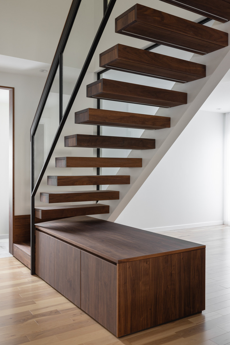 Press kit | 3322-02 - Press release | The Earnscliffe House - Le Borgne Rizk Architecture - Residential Architecture - Escalier  - Photo credit: Studio CRBN