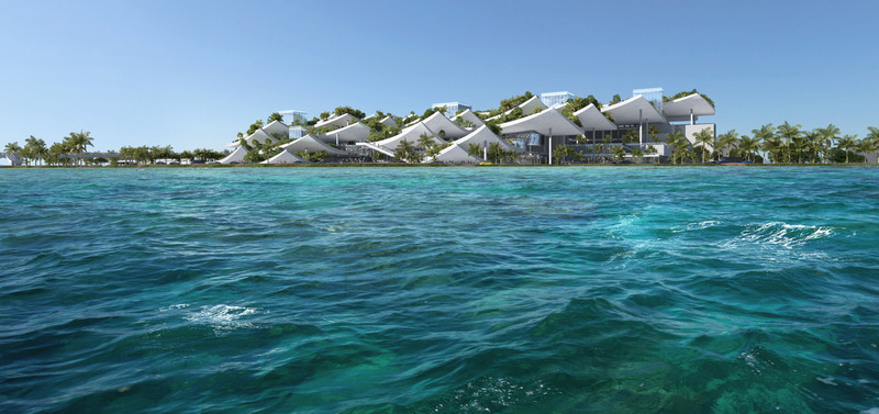 Dossier de presse | 4150-11 - Communiqué de presse | Deep Sea Museum and Sports Center in Sanya - aoe - Architecture commerciale - Sunburn Angle of view1 - Crédit photo : <p>aoe</p>