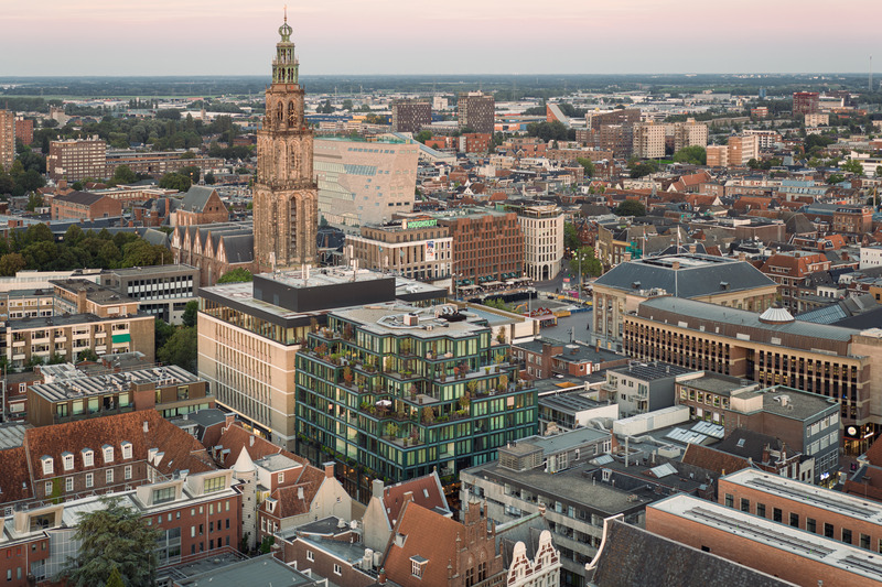 Dossier de presse | 6543-03 - Communiqué de presse | Mercado in Groningen is Completed - De Zwarte Hond - Architecture résidentielle - Crédit photo : Marcel Ijzerman