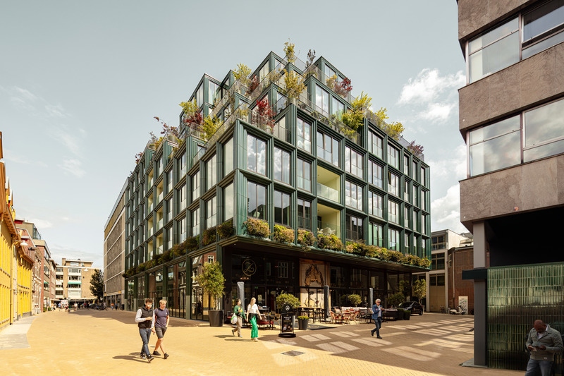 Dossier de presse | 6543-03 - Communiqué de presse | Mercado in Groningen is Completed - De Zwarte Hond - Architecture résidentielle - Crédit photo : Sebastian van Damme