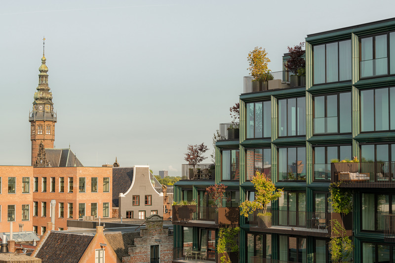 Dossier de presse | 6543-03 - Communiqué de presse | Mercado in Groningen is Completed - De Zwarte Hond - Architecture résidentielle - Crédit photo : Sebastian van Damme